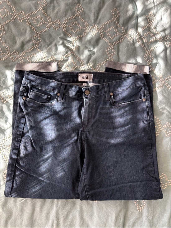 PAIGE Denim - PAIGE Kylie Crop straight leg jeans